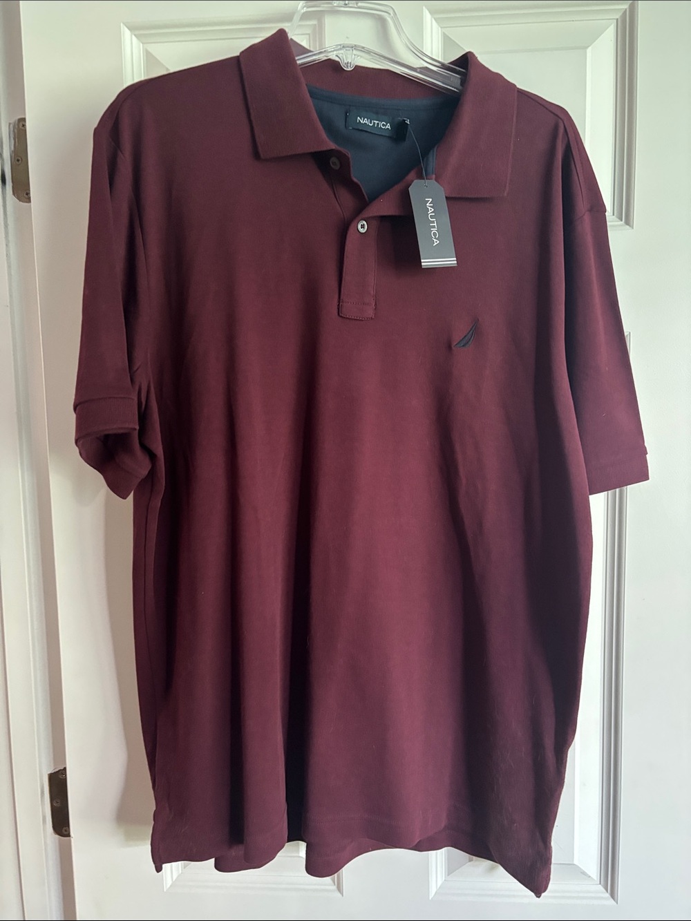 Nautica Men's Maroon Polo Shirt